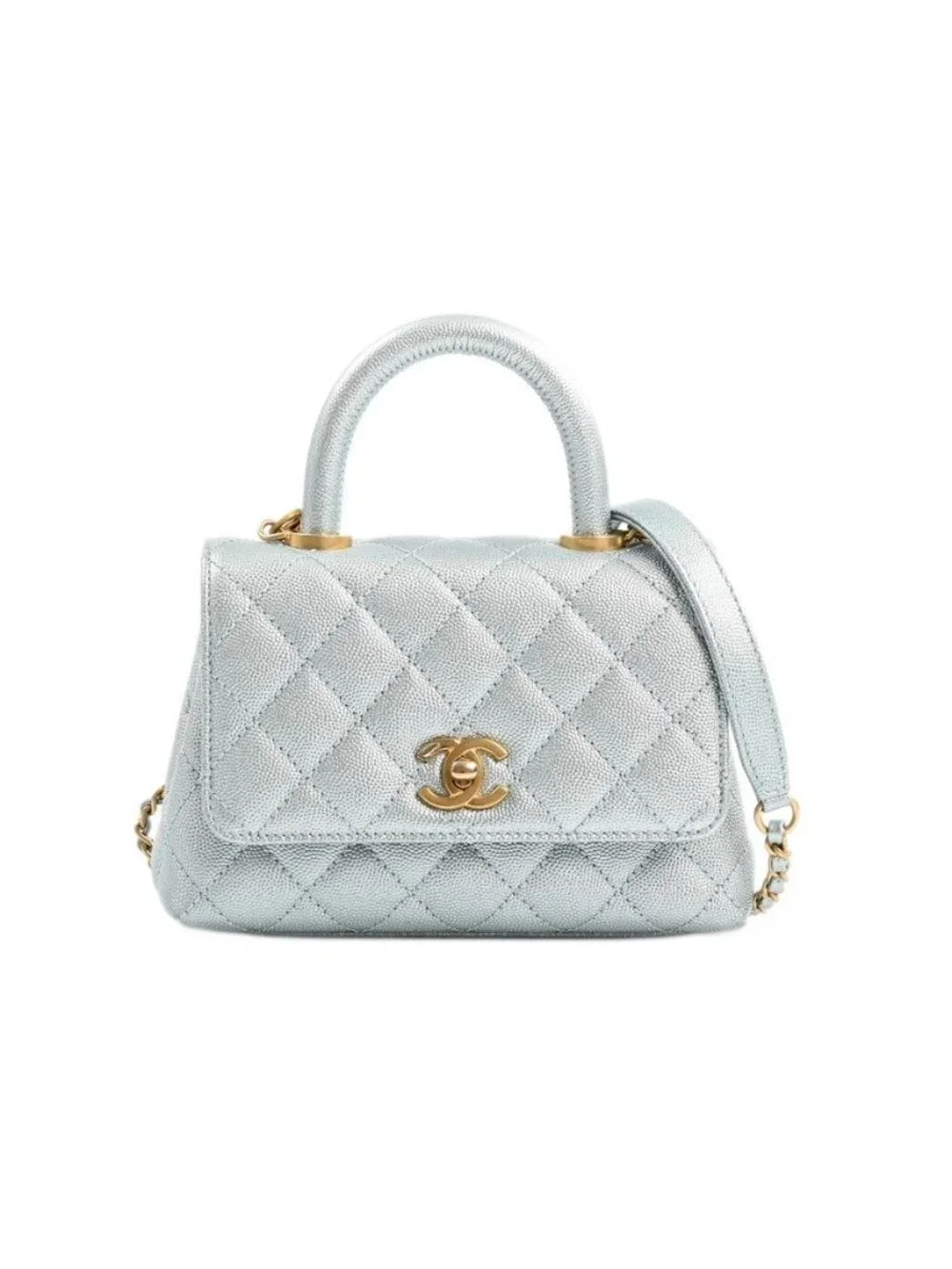 Chanel Handle Top Mini Flap Bag